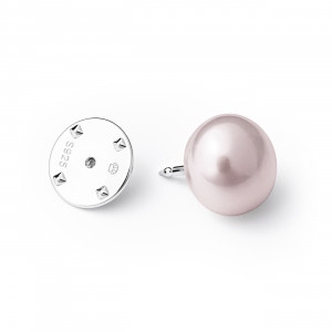 Brosa argint cu perla naturala roz pudra Pin DiAmanti EFB011BR_L-G (Argint 925‰ 0,6 g.)